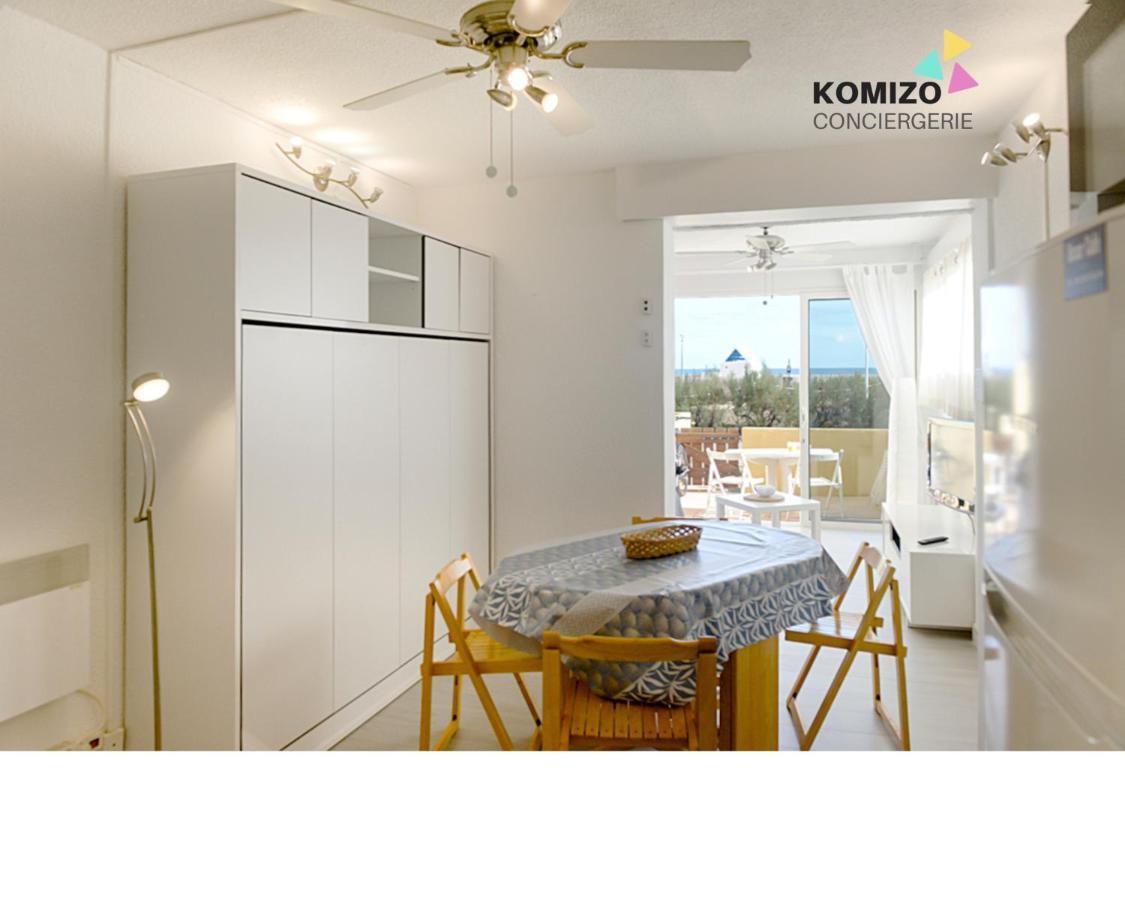 « L'Ecume » Terrasse Rez-De-Chaussee/Front De Mer Leucate Extérieur photo